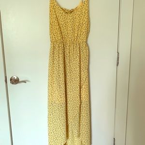 High low yellow francescas dress
